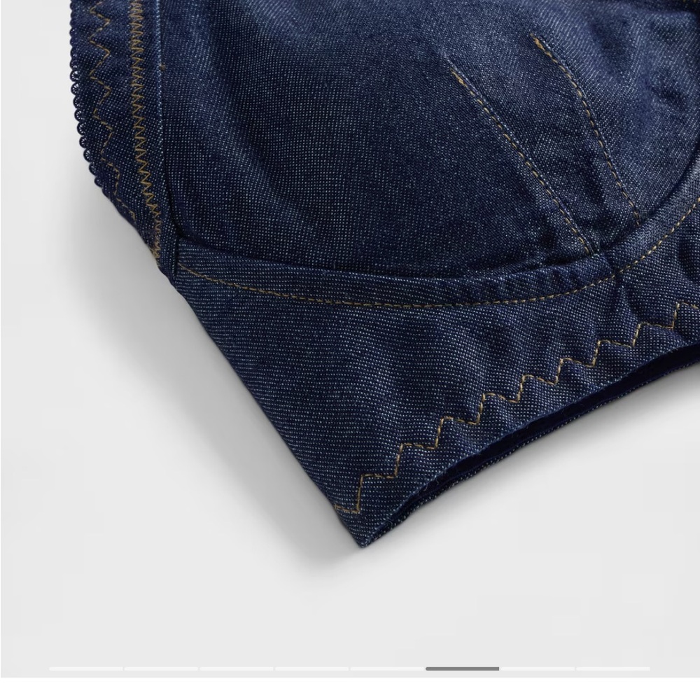 Brand new with tags Gap Studio denim bralette xxs - Picture 6 of 10